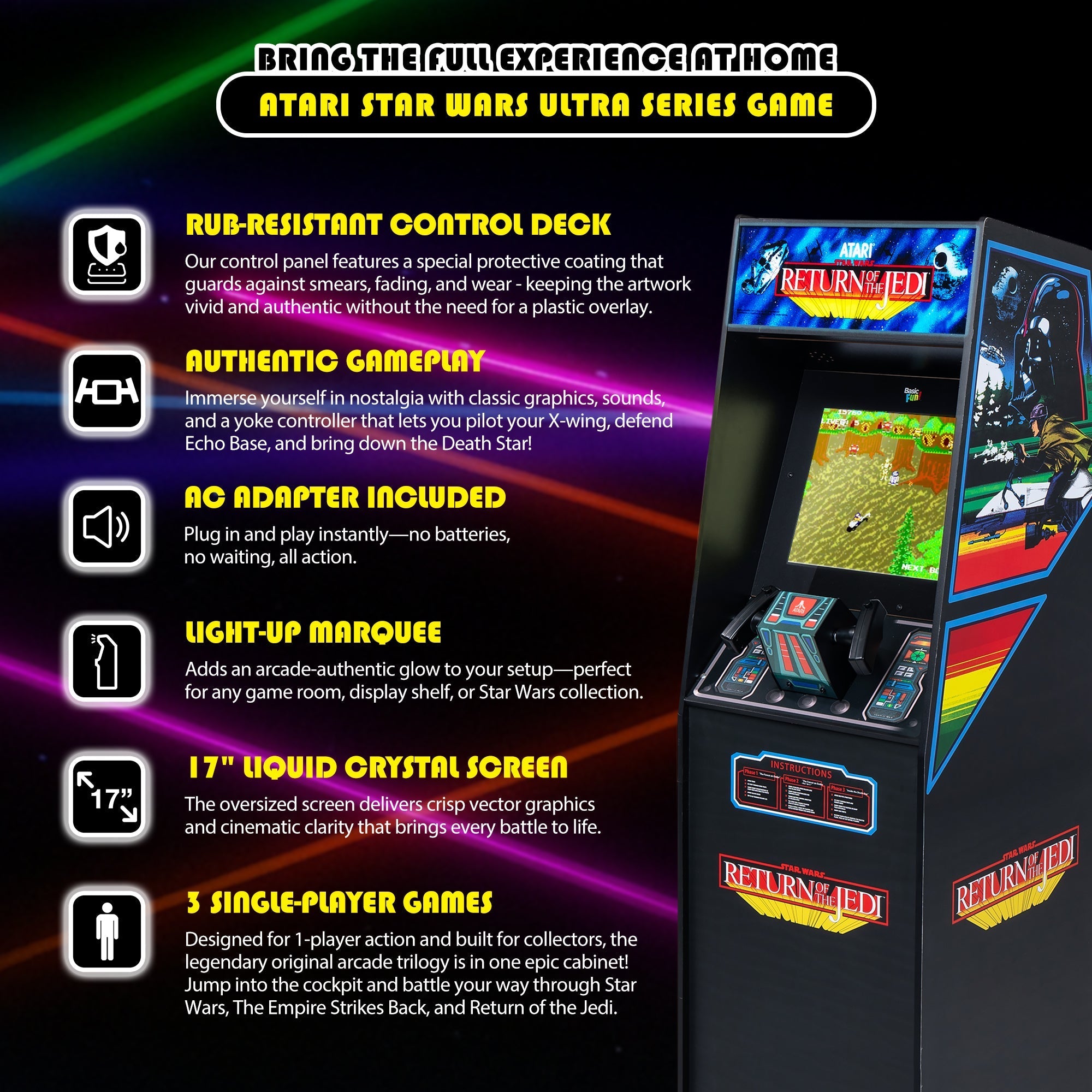 Atari Star Wars Arcade Machine Model